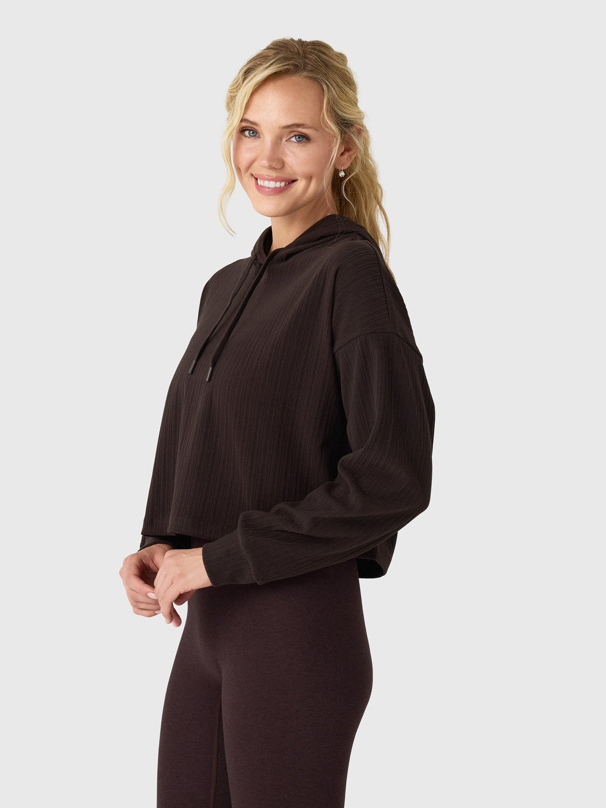 Beyond Yoga Women's Breathe Easy Ribbed Hoodie