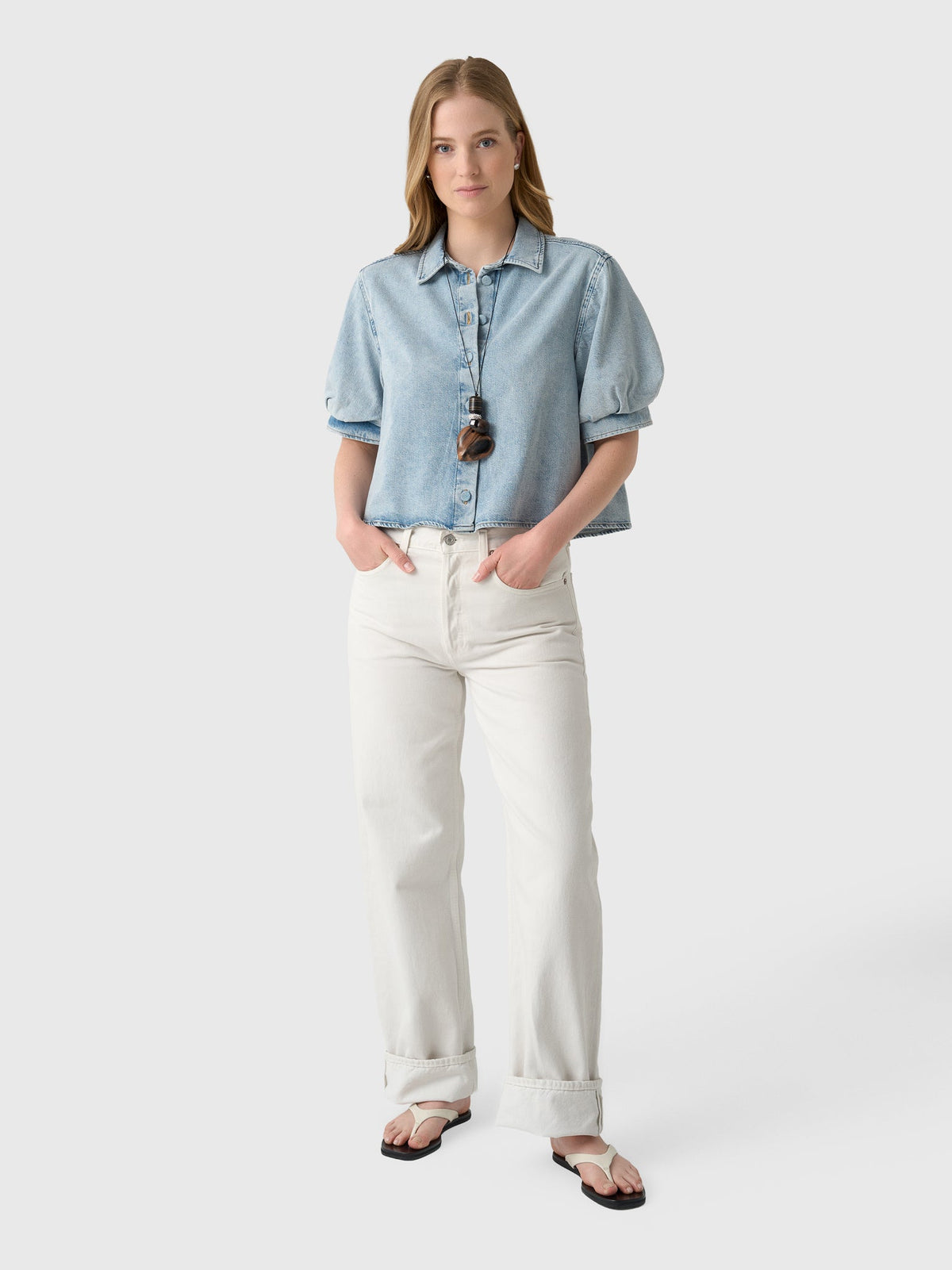 Frame Women's The Billow Sleeve Shirt