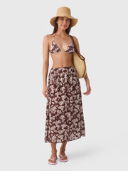 Peony Women's Holiday Skirt