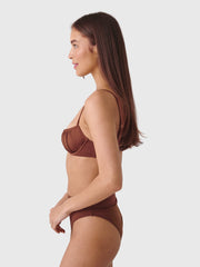 Peony Women's Everlasting Ruched Balconette Bikini Top