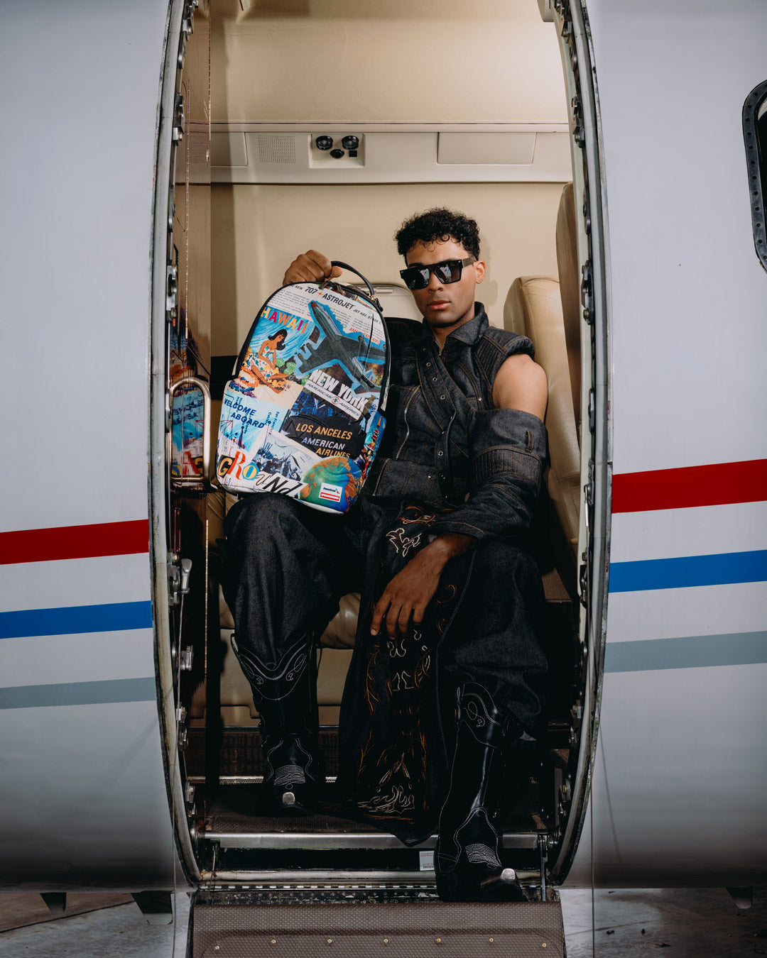 AMERICAN AIRLINES 100 YRS - WELCOME ABOARD BACKPACK