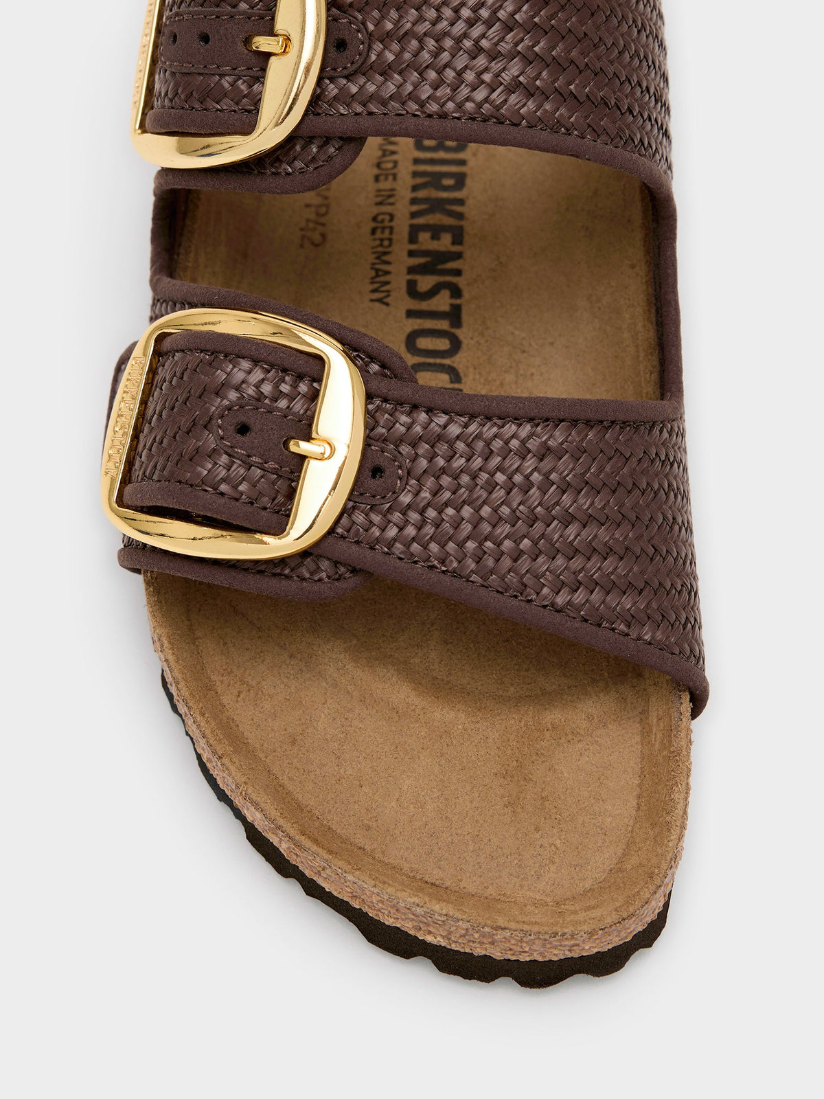 Birkenstock Women's Arizona Big Buckle Raffia Sandal