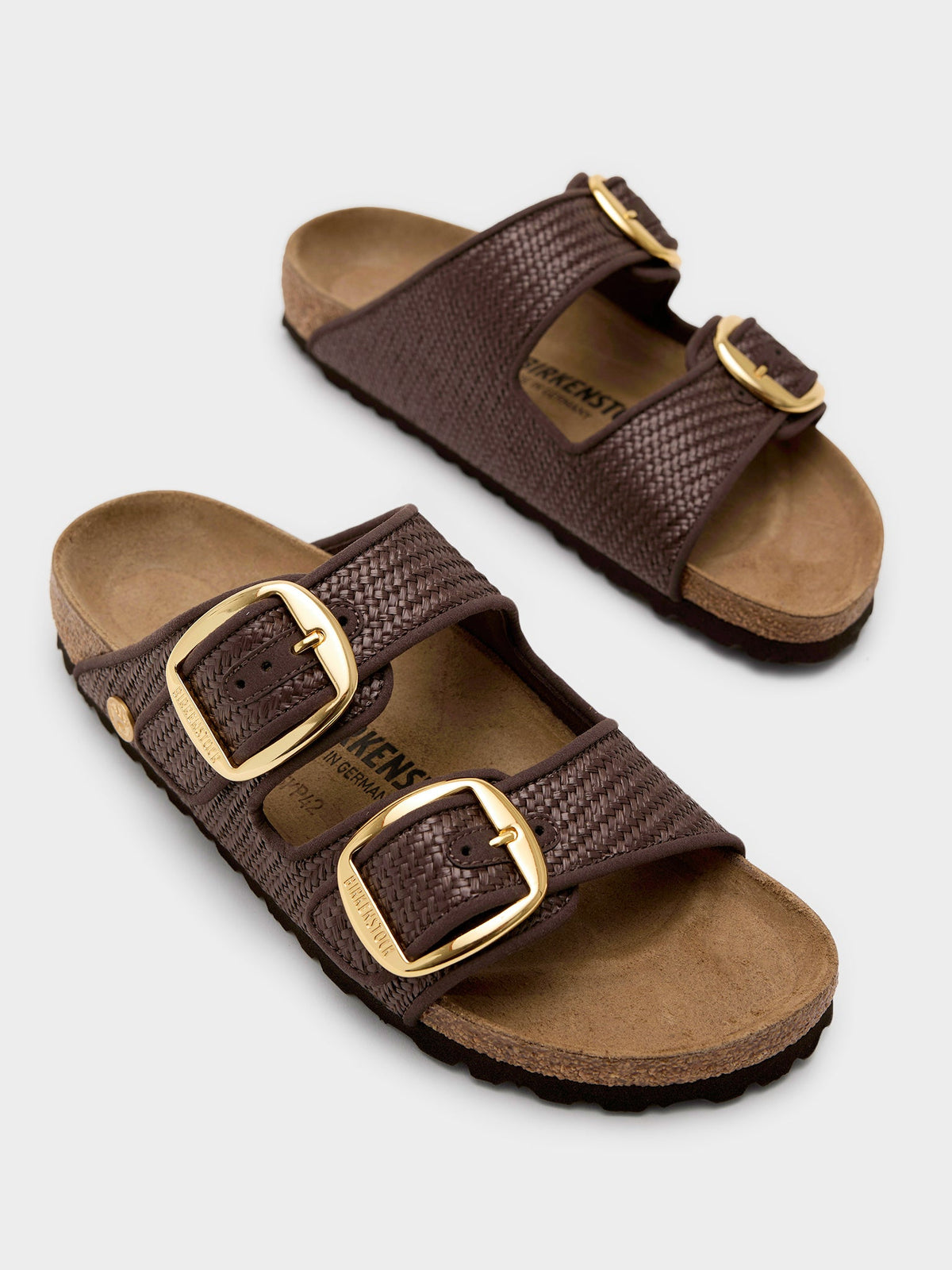 Birkenstock Women's Arizona Big Buckle Raffia Sandal
