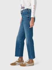 Mother Women's The Mid Rise Rambler Zip Ankle Jean