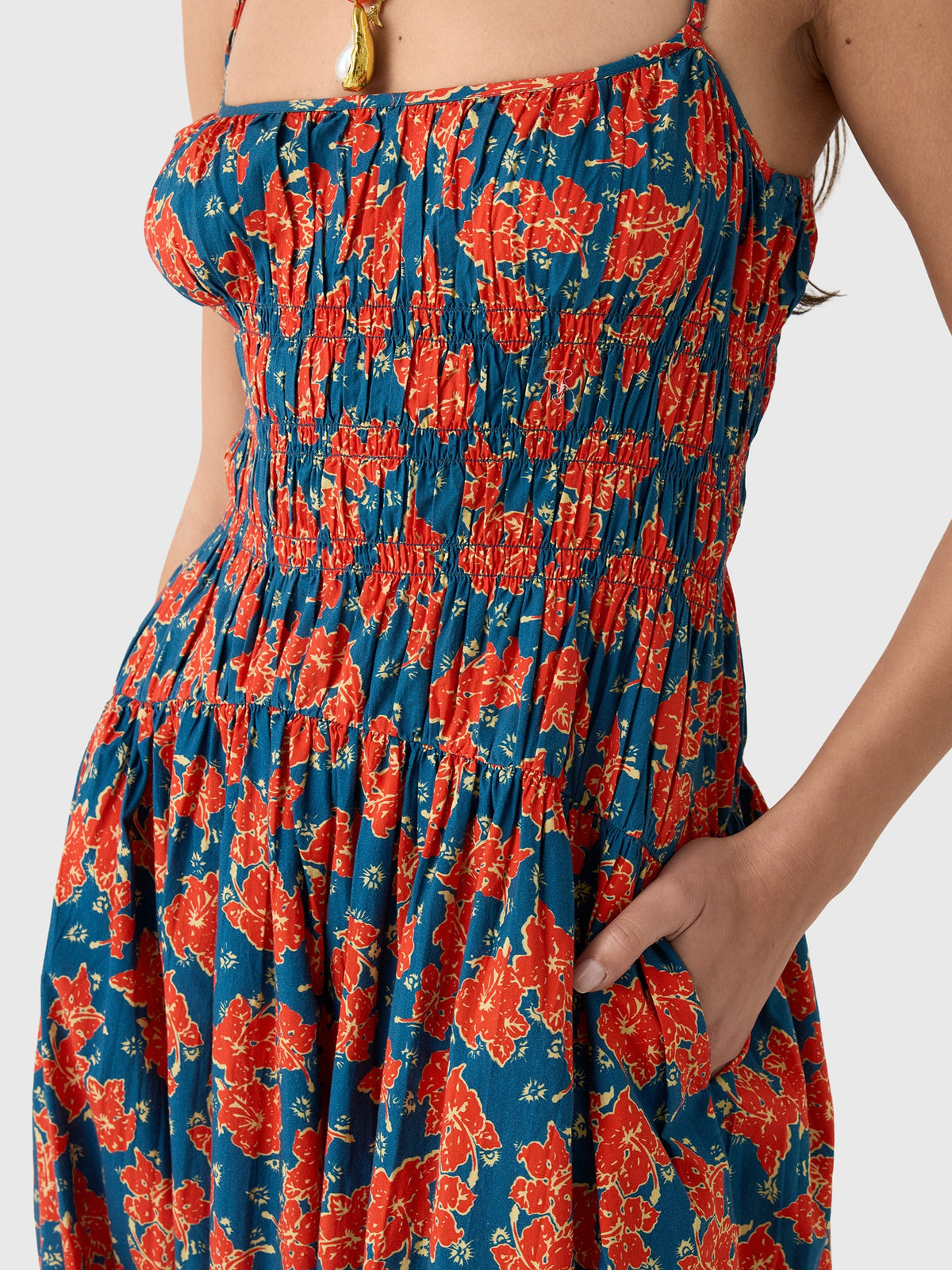 Ciao Lucia Women's Volta Cotton Shirting Dress