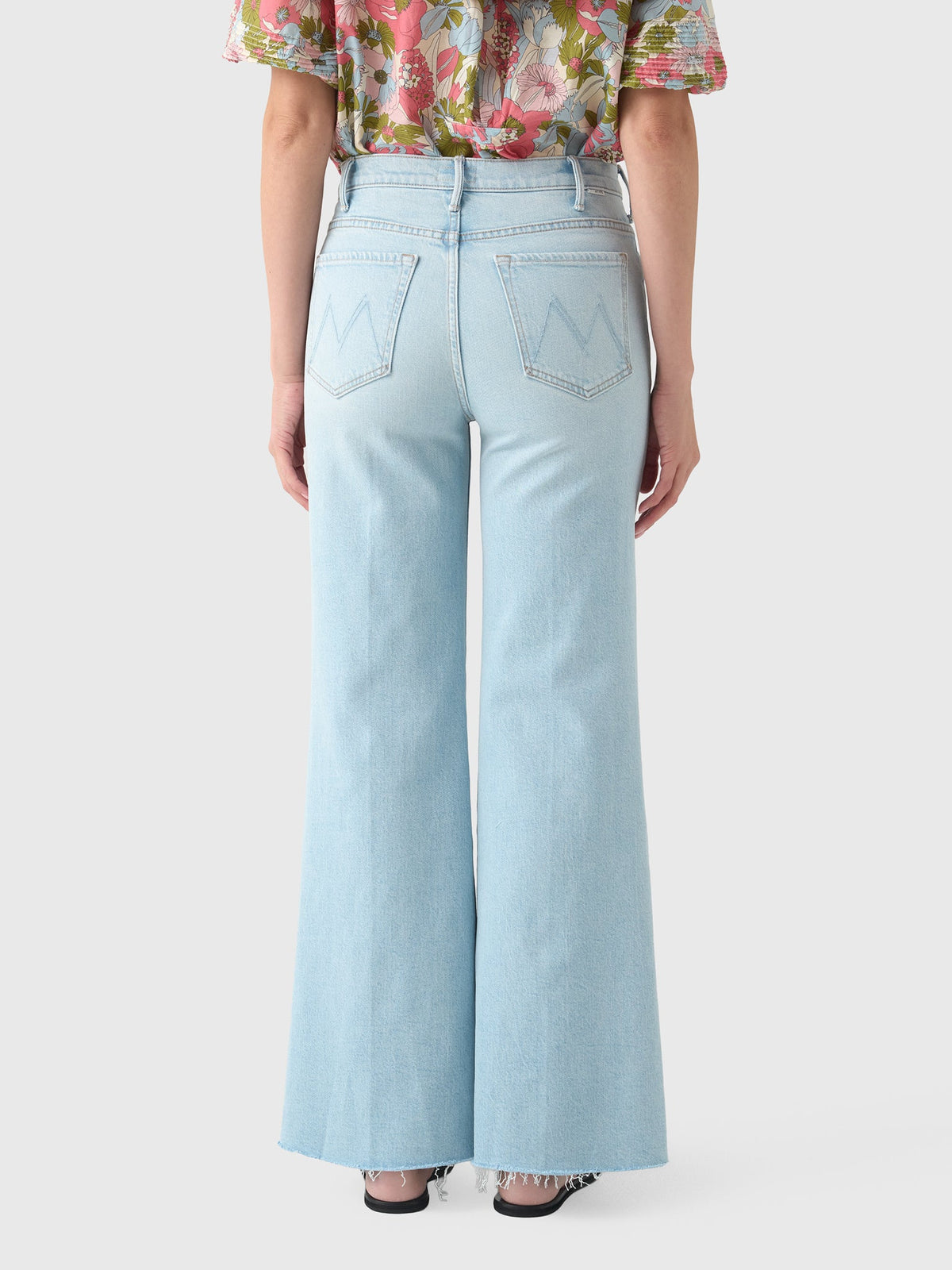 Mother Women's The Hustler Roller Skimp Fray Jean