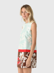 Oroton Women's Cabana Floral Mini Dress