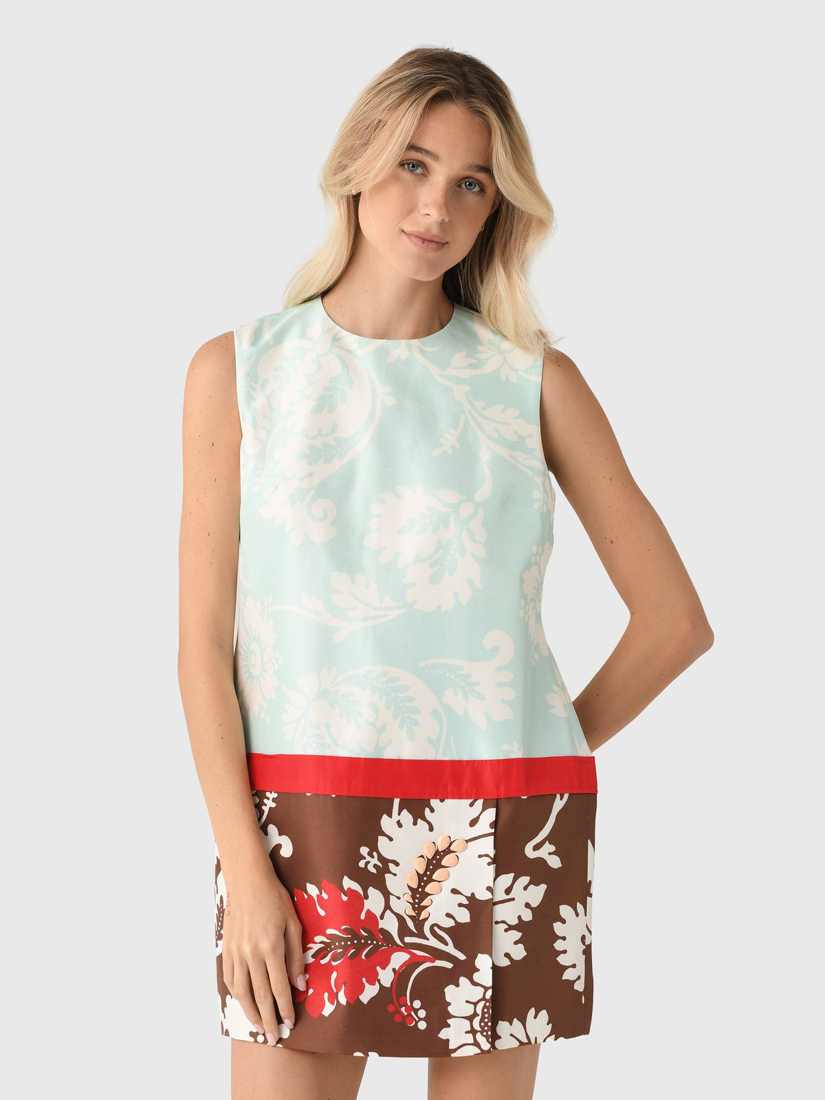 Oroton Women's Cabana Floral Mini Dress