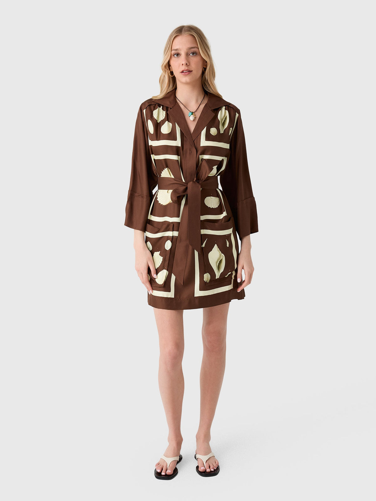Oroton Women's Graphic Shell Tunic Dress