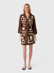 Oroton Women's Graphic Shell Tunic Dress