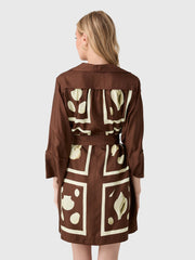 Oroton Women's Graphic Shell Tunic Dress