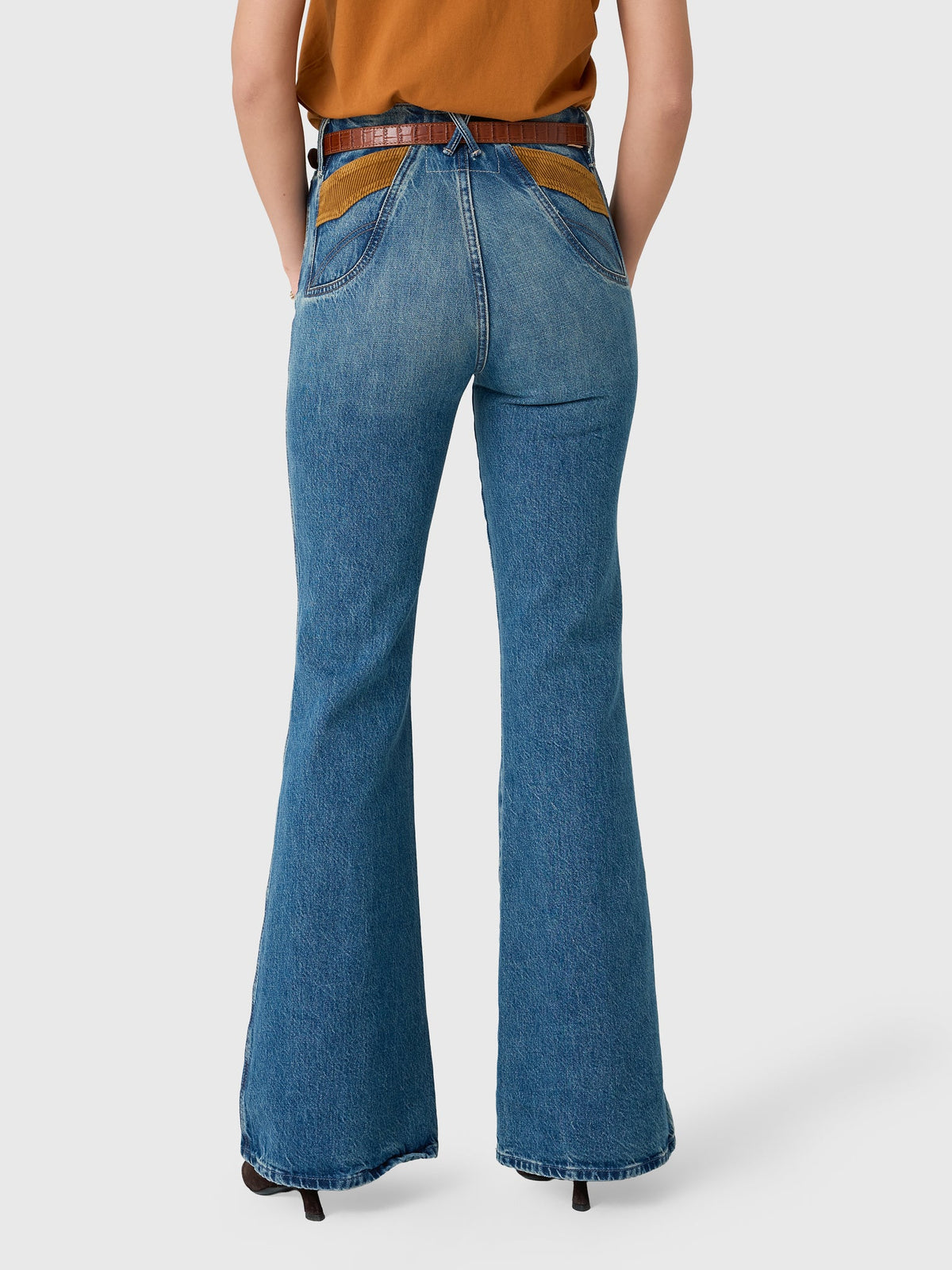 Mother Women's The Pointy Pocket Doozy Heel Jean
