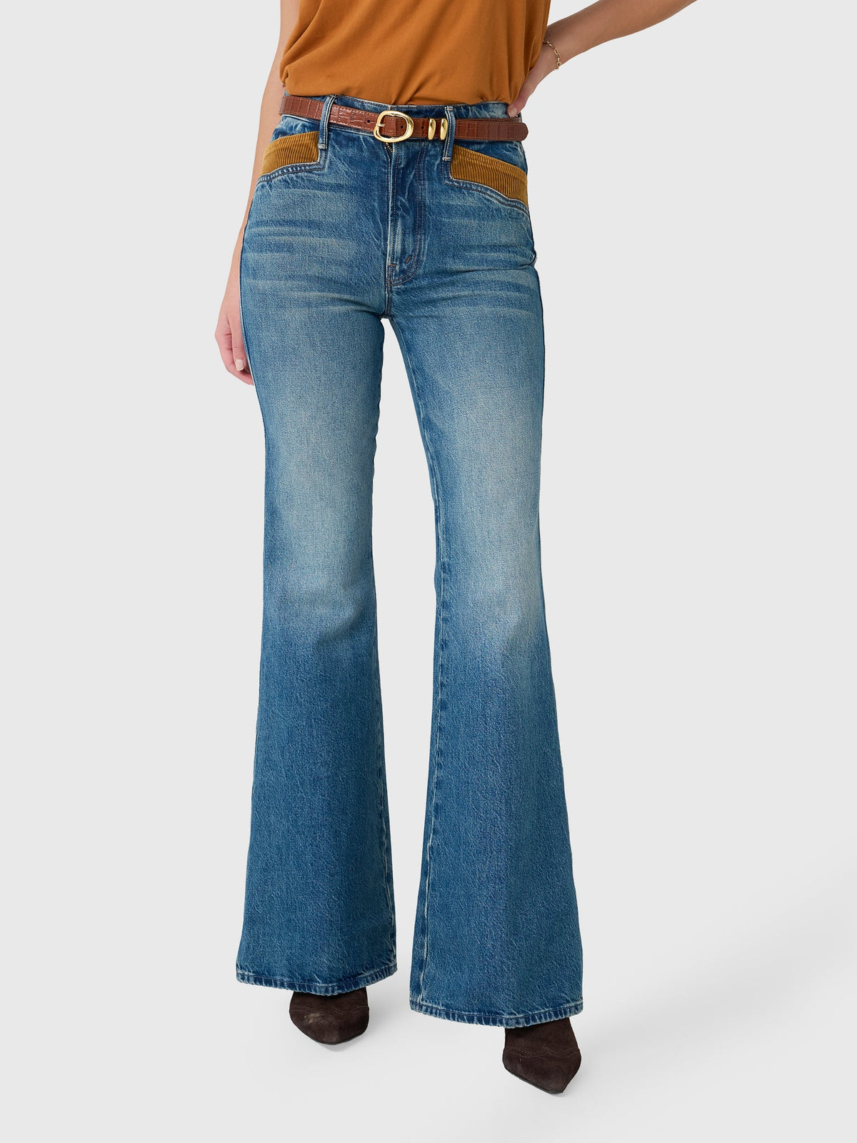 Mother Women's The Pointy Pocket Doozy Heel Jean