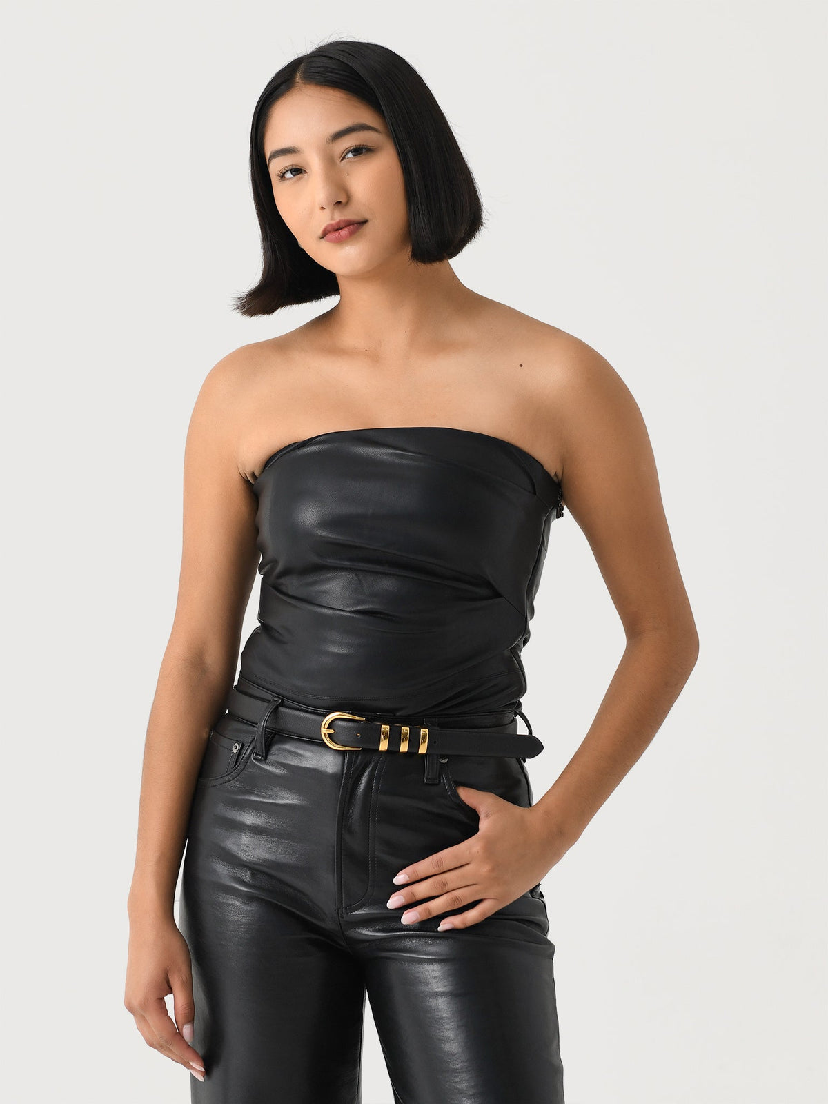 Rotate Women's Draped Sleeveless Top