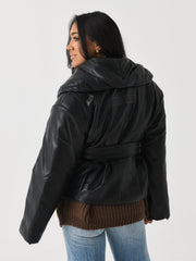Rotate Women's Belted Puffer Jacket