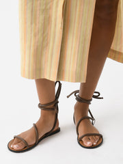 ATP Atelier Women's Lentella Flat Leather Sandal