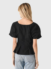 Simkhai Women's Rozen Cotton Faille Top