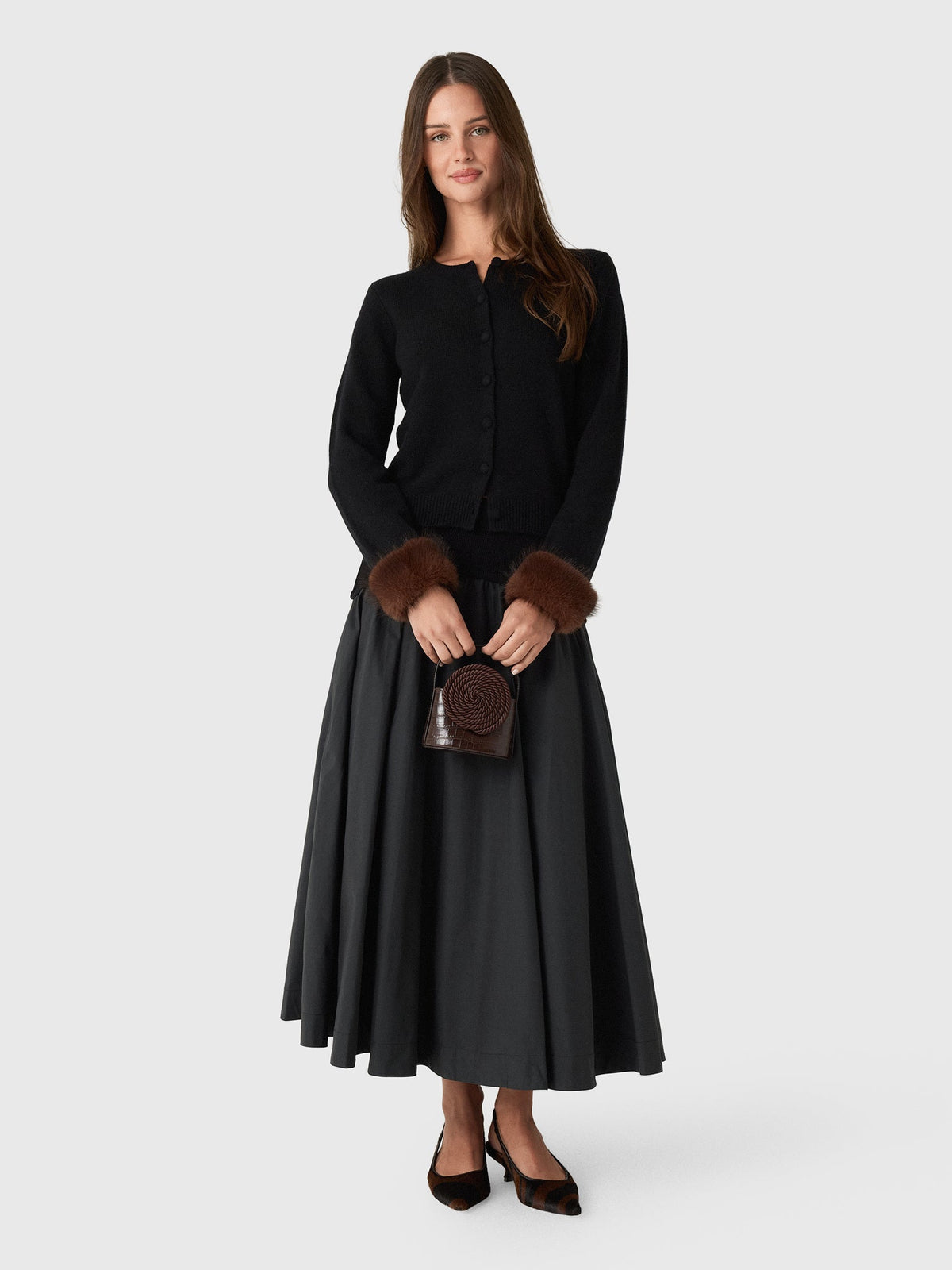 Simkhai Women's Ovie Combo Midi Skirt