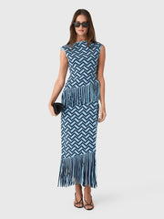 Simkhai Women's Sybil Midi Skirt