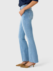 Mother Women's The Weekender Fray Jean