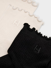 Halfdays Women's Ruffle 2-Pack Socks
