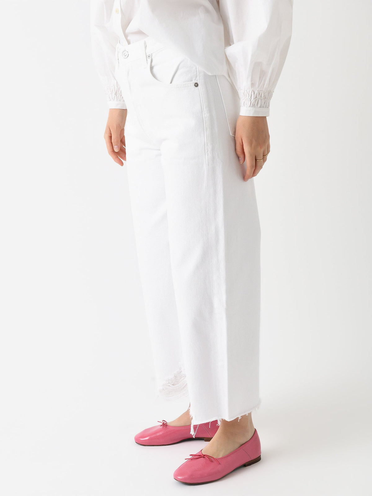 Citizens Of Humanity Women's Ayla Raw Hem Crop Jean