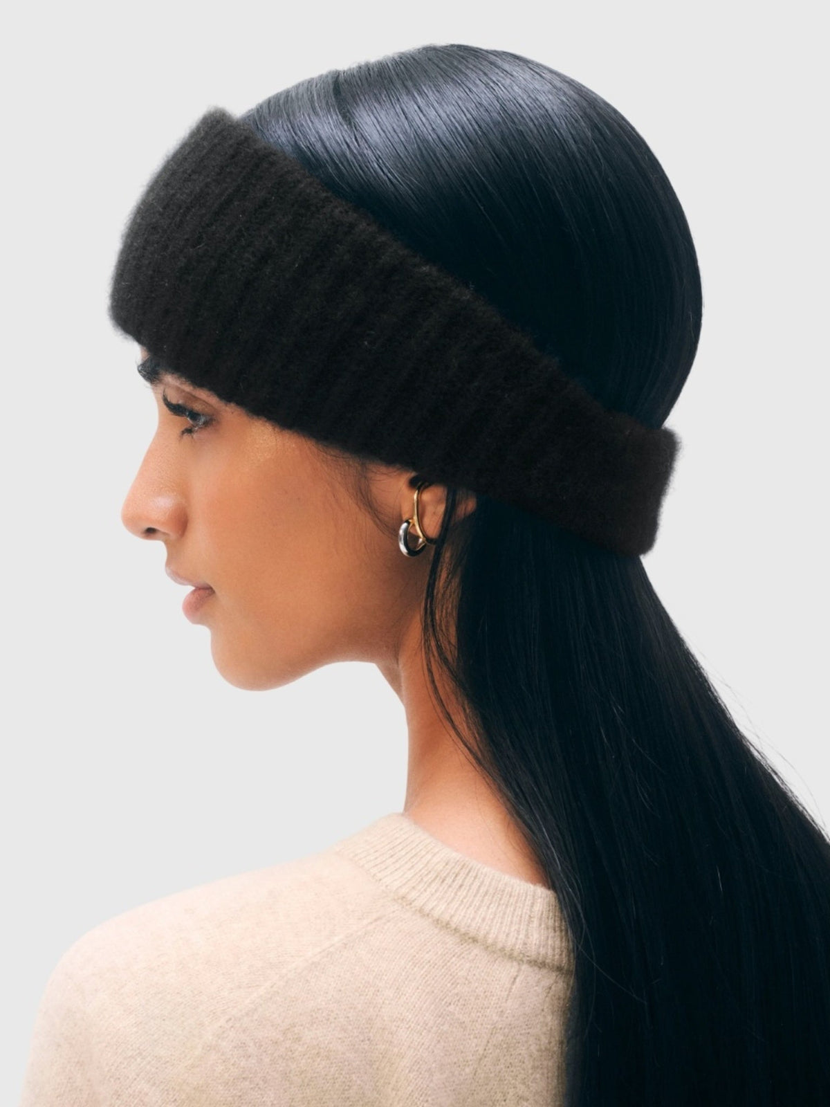 White & Warren Women's Cashmere Ribbed Headband