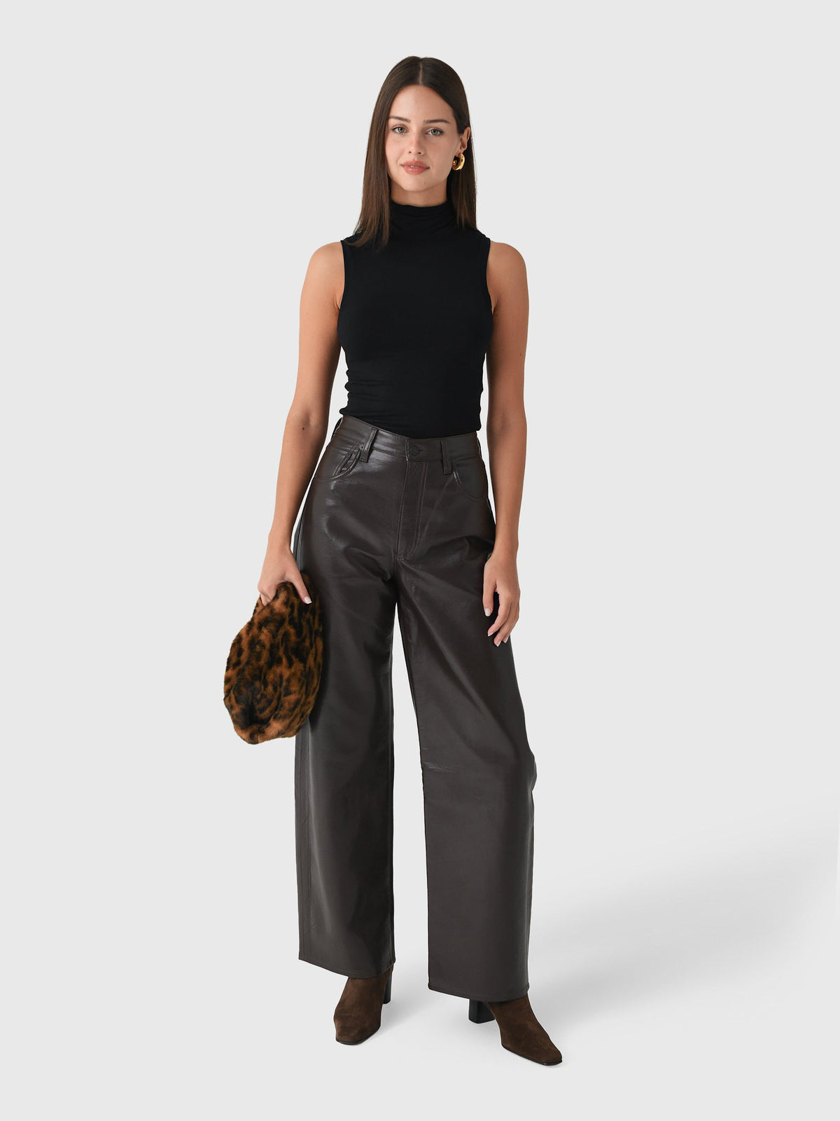 Citizens Of Humanity Women's Ayla Baggy Leather Pant