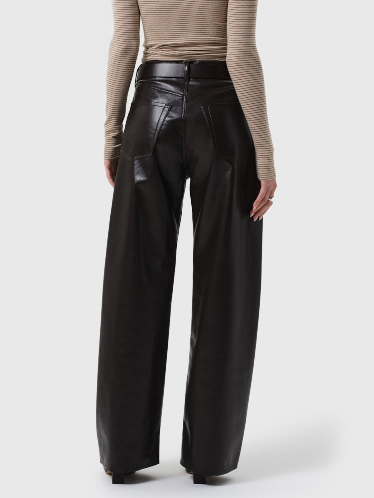 Citizens Of Humanity Women's Ayla Baggy Leather Pant