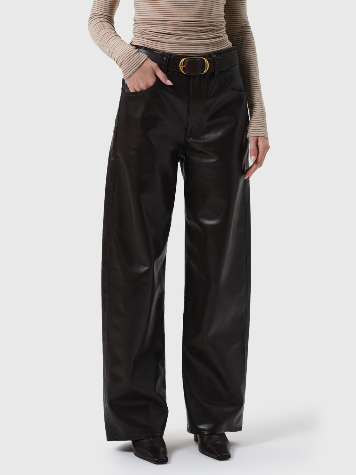 Citizens Of Humanity Women's Ayla Baggy Leather Pant