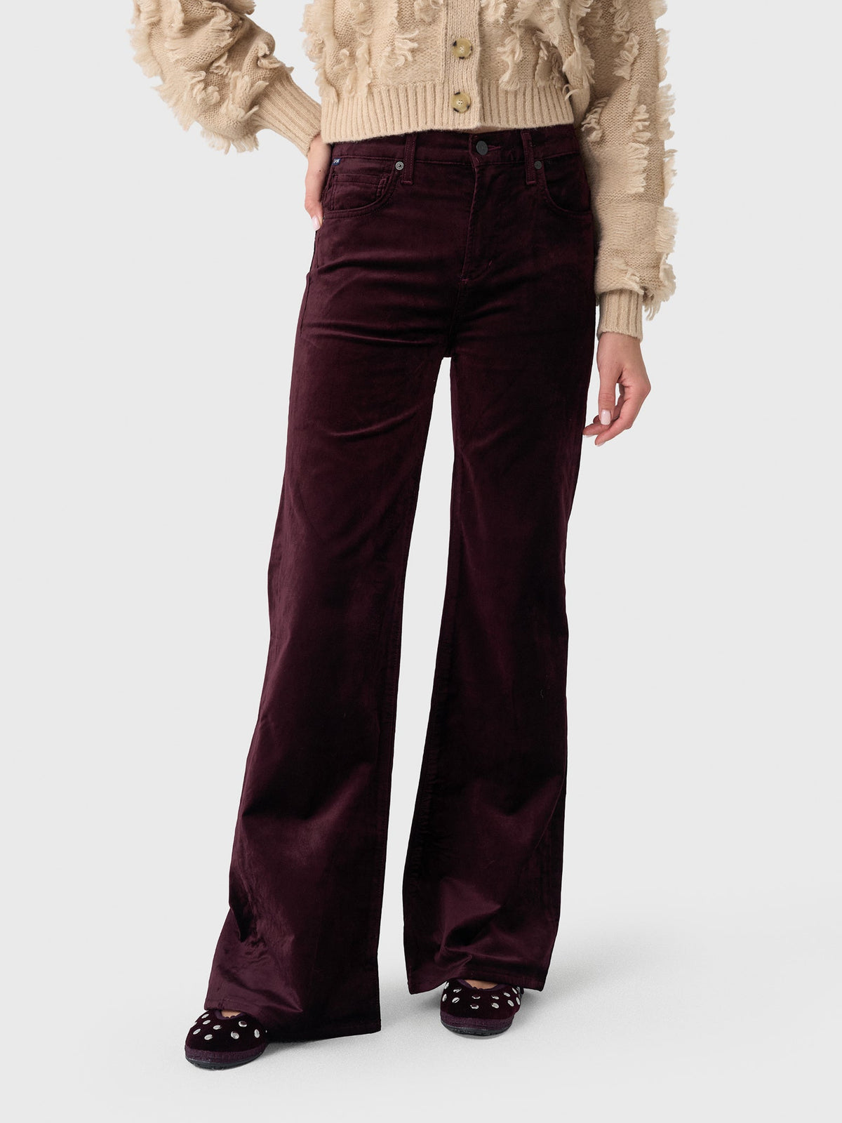 Citizens Of Humanity Women's Kimberly 70s Flare Velvet Pant