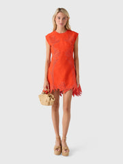 Simkhai Women's Raquel Embroidered Mini Dress