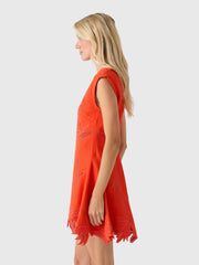 Simkhai Women's Raquel Embroidered Mini Dress