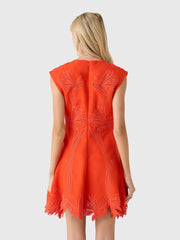 Simkhai Women's Raquel Embroidered Mini Dress