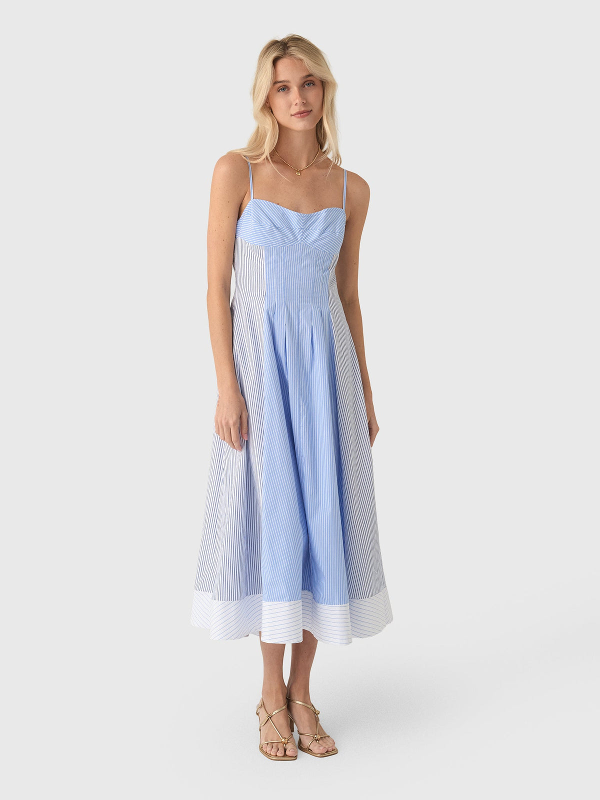Simkhai Women's Chamberlain Cotton Midi Dress