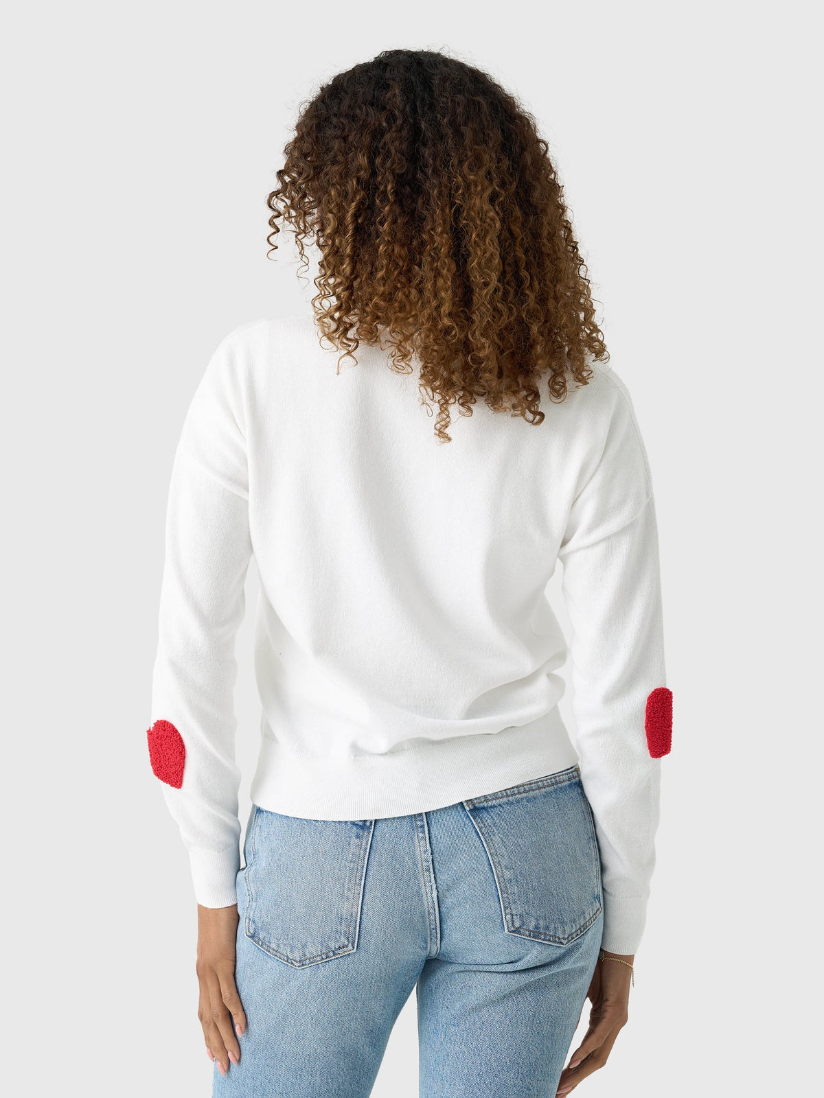 Eche Women's Heart Crew Sweater