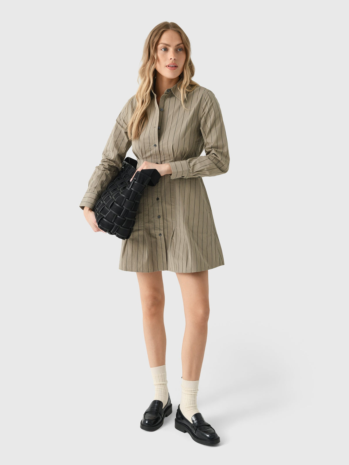 Alex Mill Women's Camille Striped Shirtdress