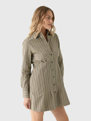 Alex Mill Women's Camille Striped Shirtdress