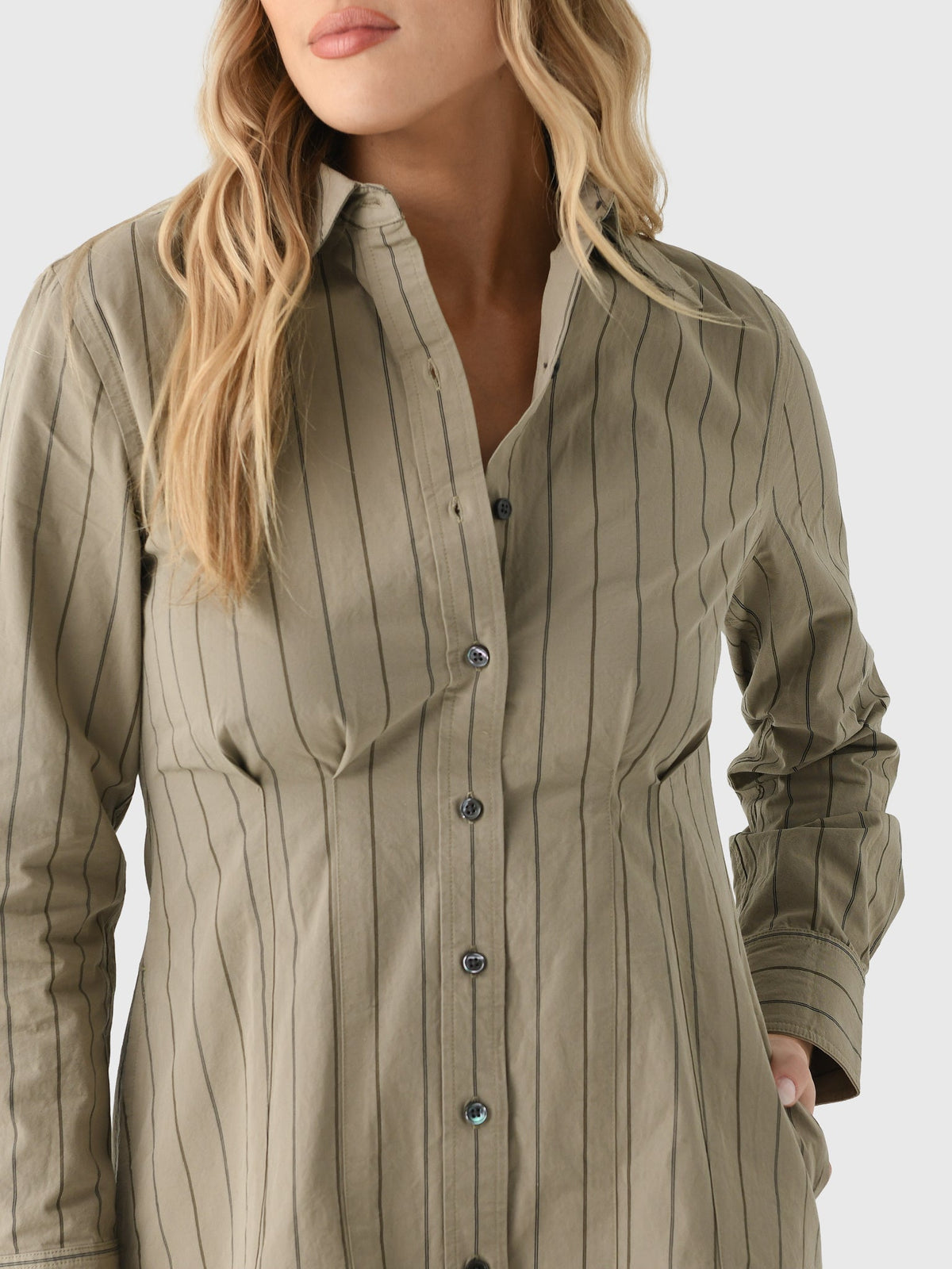 Alex Mill Women's Camille Striped Shirtdress