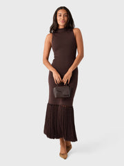 AJE Women's Sofina Knit Tassel Midi Dress