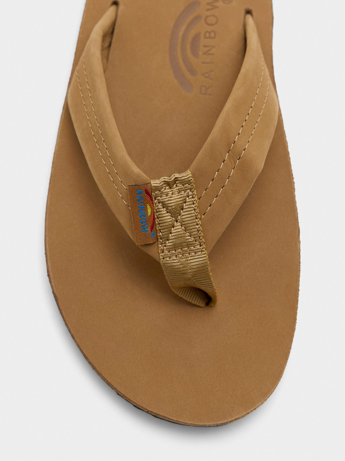 Rainbow Men's Double Layer Premier Leather Flip Flop