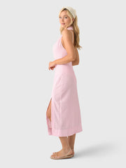 Simkhai Women's Clairmont Halter Midi Dress