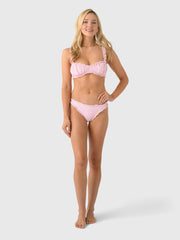 Simkhai Women's Evander Ruched Bikini Top