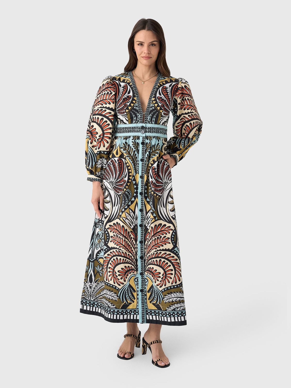 Farm Rio Women's Balamana Maxi Dress
