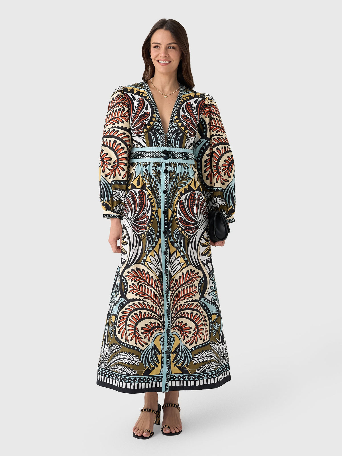 Farm Rio Women's Balamana Maxi Dress