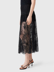 DÔEN Women's Giorgine Lace Skirt