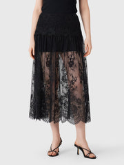 DÔEN Women's Giorgine Lace Skirt