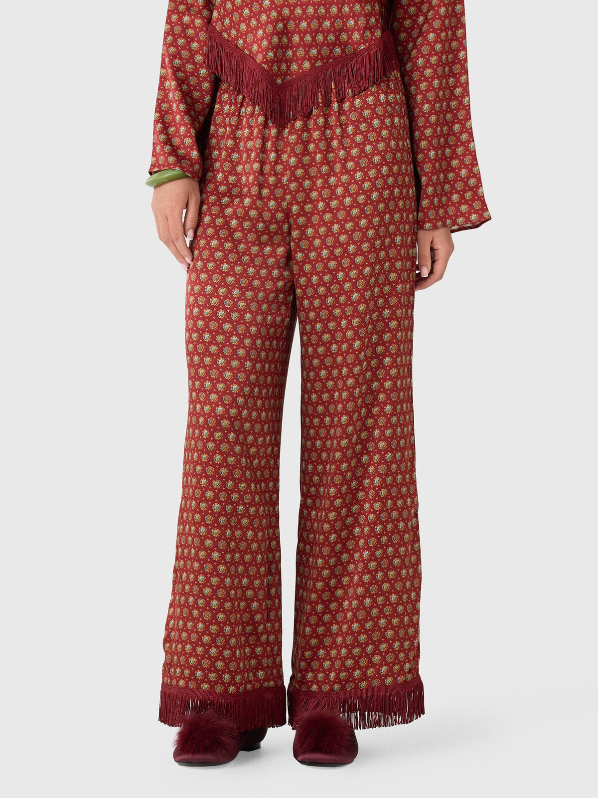 DÔEN Women's Lavon Fringe Pant