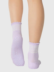 Pointe Studio Women's Sweetheart Ankle Grip Socks