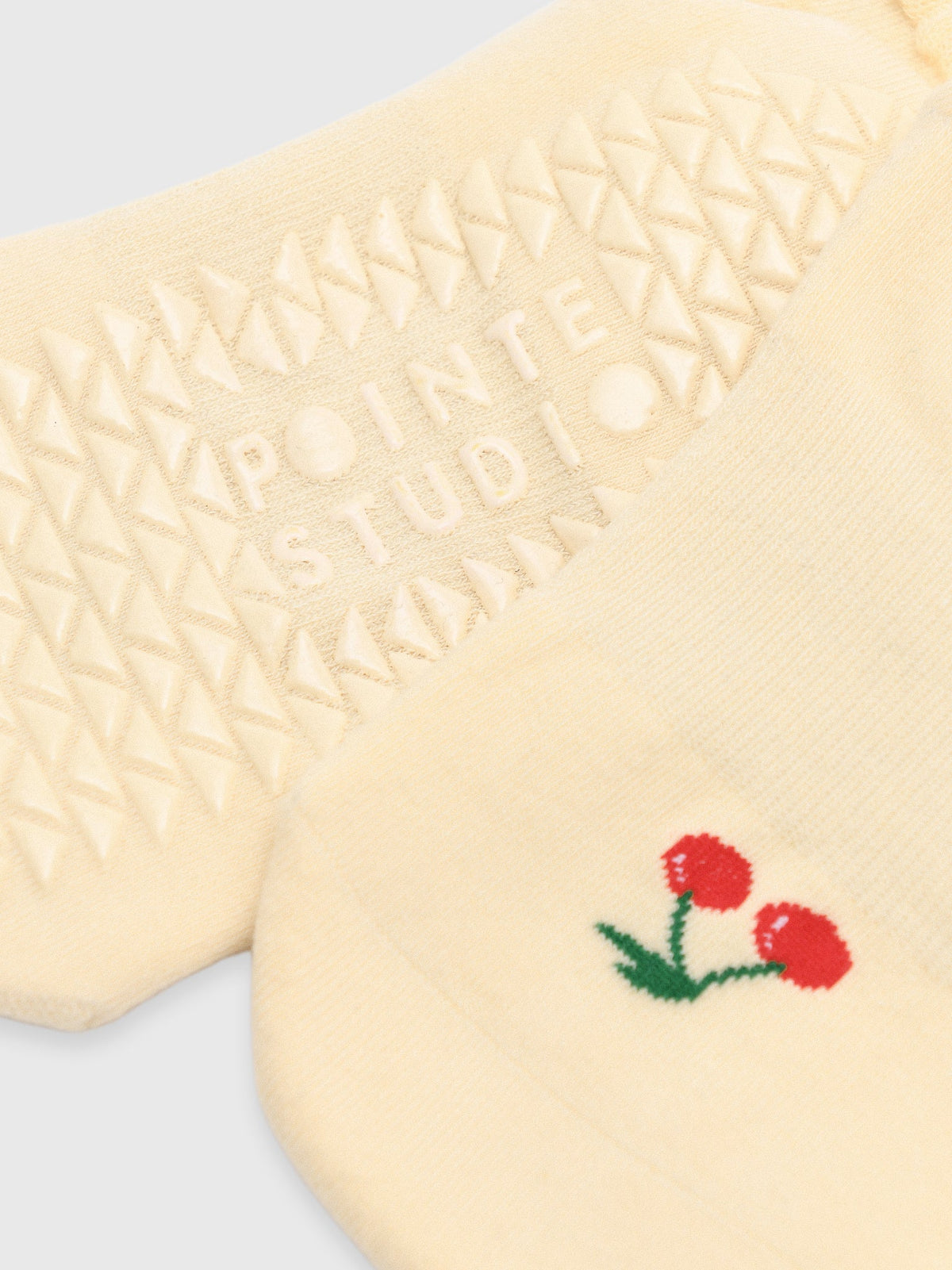 Pointe Studio Women's Cherry Full Foot Grip Socks